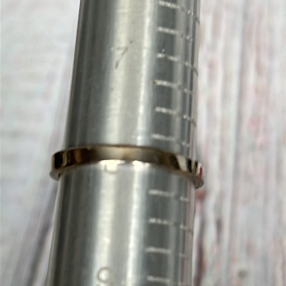 Sterling Silver Lab Created Opal & Citrine Ring. Pre Owned size 8 - Picture 5 of 5